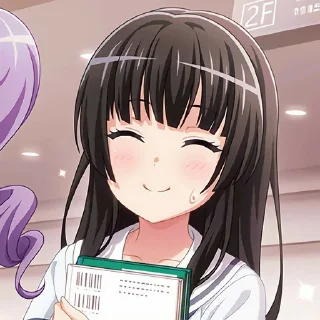 💜 emoji Rinko BangDream [InariChuu] Telegram sticker 6 of 18