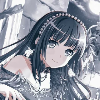 💜 emoji Rinko BangDream [InariChuu] Telegram sticker 16 of 18