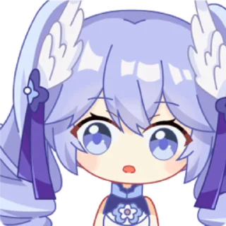 😀 emoji 向晚1期装扮动态表情 @Rosmontis Telegram sticker 19 of 22