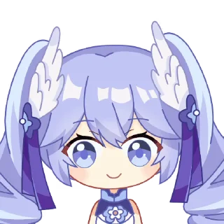 😀 emoji 向晚1期装扮动态表情 @Rosmontis Telegram sticker 16 of 22