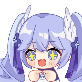 🤩 emoji 向晚1期装扮动态表情 @Rosmontis Telegram sticker 10 of 22