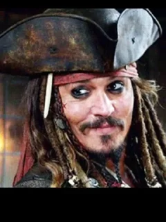 Sticker from Captain Jack sparrow