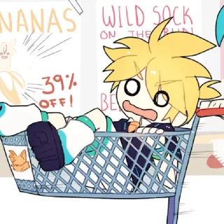 ⭐️ emoji Kagamine len 2 @riestikey Telegram sticker 15 of 25