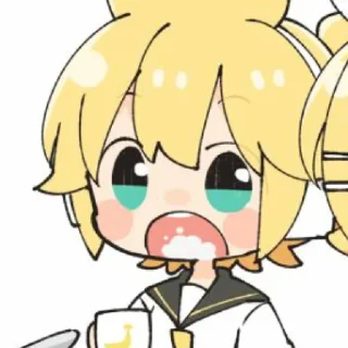 ⭐️ emoji Kagamine len 2 @riestikey Telegram sticker 17 of 25
