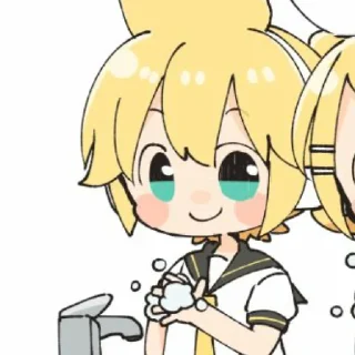 🎤 emoji Kagamine len 2 @riestikey Telegram sticker 16 of 25
