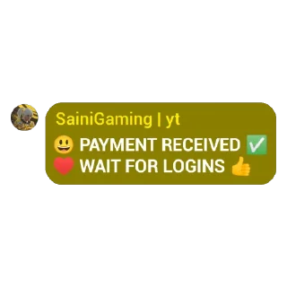 👍 emoji @SainiGaming | yt Telegram sticker 5 of 12