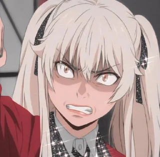 🃏 emoji Kakegurui || @moiStickers Telegram sticker 19 of 54