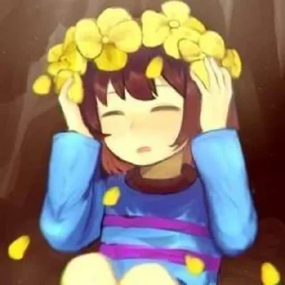 ❤️ emoji Frisk by @StickerAnimePack Telegram sticker 7 of 75