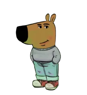 Sticker from Chill guy