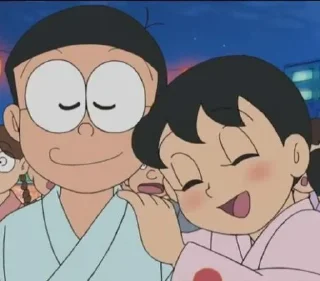 🤗 emoji @stickersbag 🌟 Nobita Shizuka 💖 Telegram sticker 11 of 41