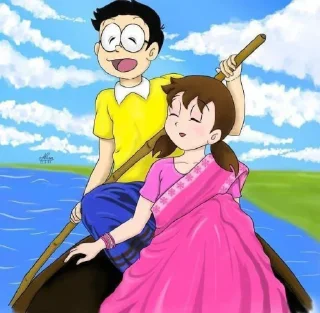 🛶 emoji @stickersbag 🌟 Nobita Shizuka 💖 Telegram sticker 14 of 41
