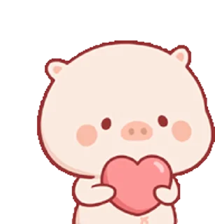 ❤️ emoji piggymengmeng @stickieri Telegram sticker 8 of 117