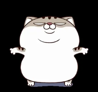 😂 emoji Ami fat Cat 😸 { @Lucky_kaif05 Telegram sticker 19 of 38