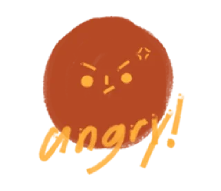 😡 emoji drawn thoughts | @cutestickers4you Telegram sticker 12 of 24