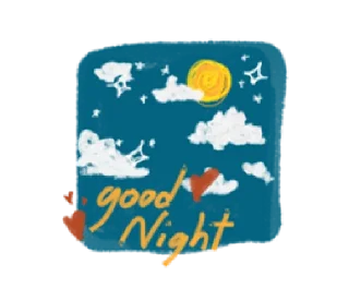 Sticker from drawn thoughts | @cutestickers4you