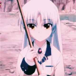 🤍 emoji Tachibana Kanade Telegram sticker 16 of 21