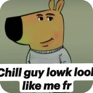 🖼 emoji Chill guy @Asthians Telegram sticker 5 of 18