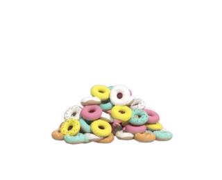 🍩 emoji Rosa @Stickersey Telegram sticker 22 of 30