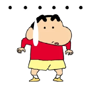 😓 emoji Shinchan Telegram sticker 14 of 44