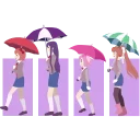 ☔️ emoji Anime Emotions by @CozyFocx Telegram sticker 22 of 50