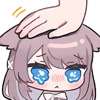 😢 emoji 美月もも packed by @myadestes Telegram sticker 9 of 10