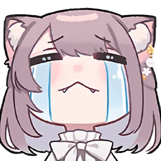 😭 emoji 美月もも packed by @myadestes Telegram sticker 8 of 10