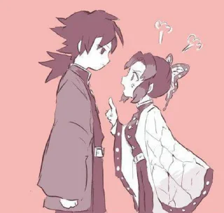 💜 emoji Shinobu x Giyuu Dilly's Telegram sticker 7 of 58