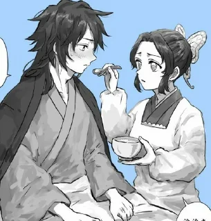 💜 emoji Shinobu x Giyuu Dilly's Telegram sticker 15 of 58