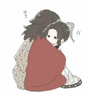 💜 emoji Shinobu x Giyuu Dilly's Telegram sticker 23 of 58