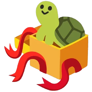 🎁 emoji Turtles 3 @u1f422 Telegram sticker 17 of 101