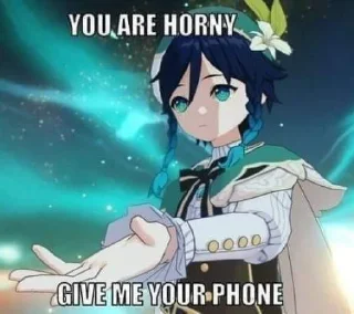 Sticker from Genshin memes @pxyzaa
