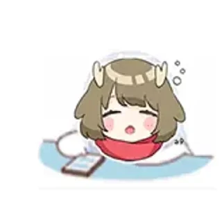 😴 emoji 鹿乃表情包(tg) Telegram sticker 21 of 120