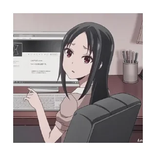 Sticker from Waifu's by @God
