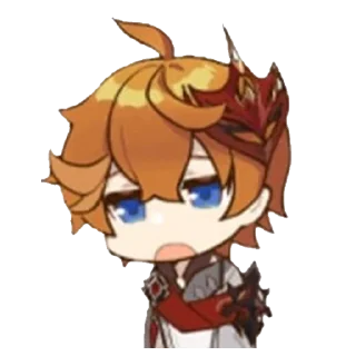 😔 emoji Genshin impact Telegram sticker 15 of 52