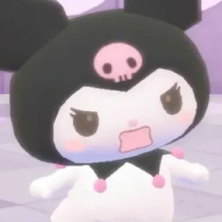 😍 emoji 𓏲࣪  kuromi unfilt! {❀- @scribbnle} Telegram sticker 14 of 15