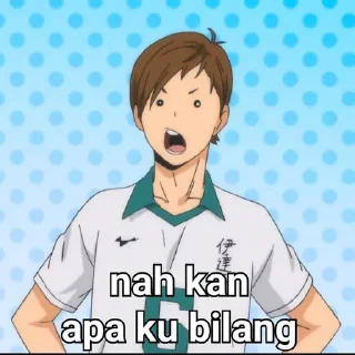 Sticker from Haikyuu Meme part 2