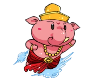 ✈️ emoji Kartikeya & Ganesha • @HinduStickers Telegram sticker 20 of 41