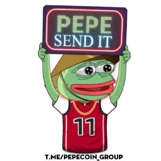 ✌️ emoji PEPE THE COIN Telegram sticker 8 of 20