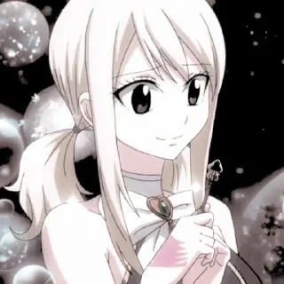 🗝 emoji Lucy Heartfilia Telegram sticker 22 of 64