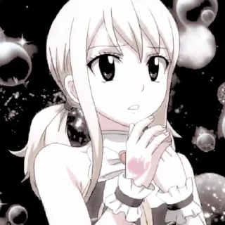 🗝 emoji Lucy Heartfilia Telegram sticker 10 of 64