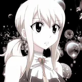 🗝 emoji Lucy Heartfilia Telegram sticker 8 of 64