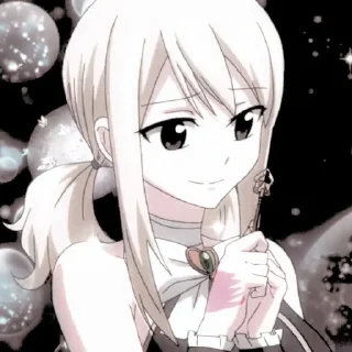 🗝 emoji Lucy Heartfilia Telegram sticker 24 of 64