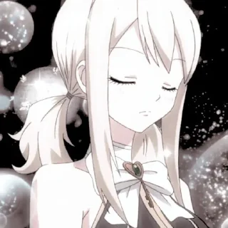 🗝 emoji Lucy Heartfilia Telegram sticker 15 of 64