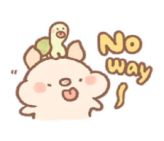 😜 emoji Bread Tree's Piggy | @cutestickers4you Telegram sticker 20 of 40