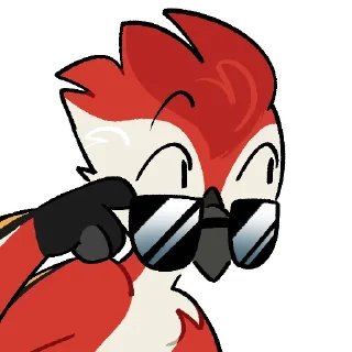 😲 emoji The Zack Pack! (@ZackBird) Telegram sticker 9 of 67