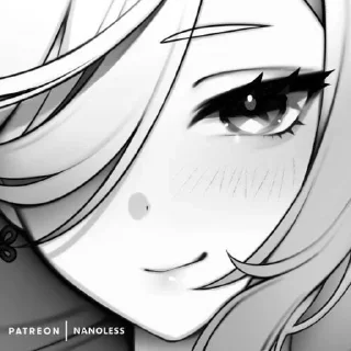 🖤 emoji Dark Anime Girls [@VoidStickers] Telegram sticker 22 of 30