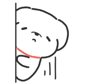 ⭐ emoji doodle baby dog @stickieri Telegram sticker 13 of 24