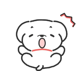⭐ emoji doodle baby dog @stickieri Telegram sticker 22 of 24
