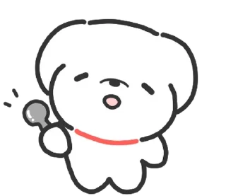 ⭐ emoji doodle baby dog @stickieri Telegram sticker 12 of 24