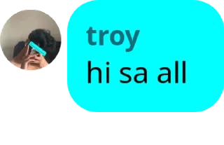 👋 emoji stix ni troy Telegram sticker 8 of 75